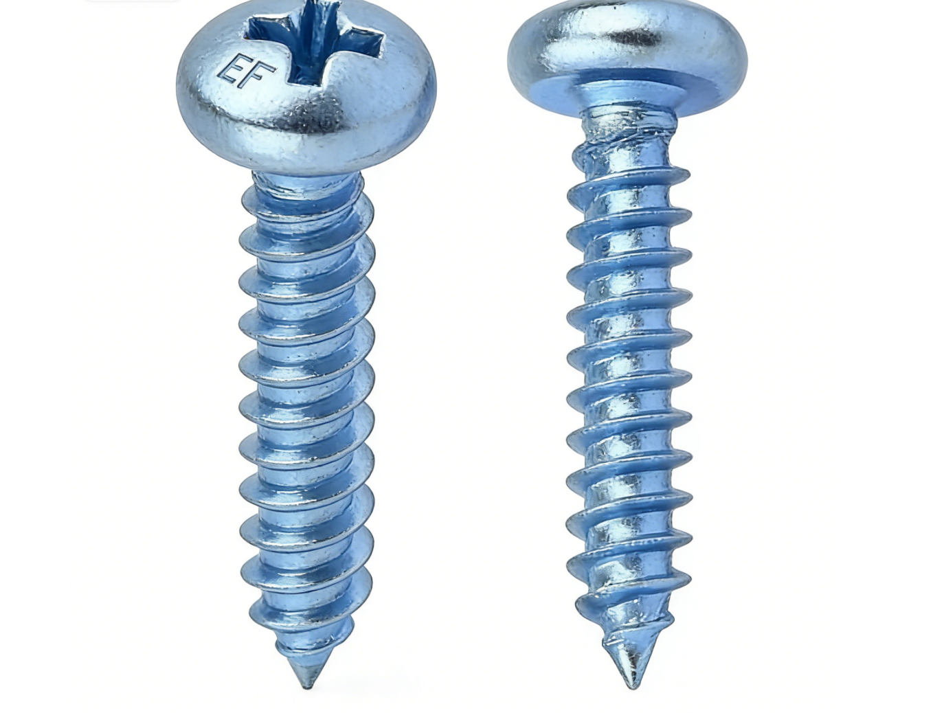 DIN 7981 / ISO 7049 / GB/T 845 / ASME B18.6.3 Pan Head Tapping Screws Case Hardened, HV 450 min; A2-70/A4-70 Zinc Plated (Blue/White/Yellow), Black Zinc, Plain (SS)	